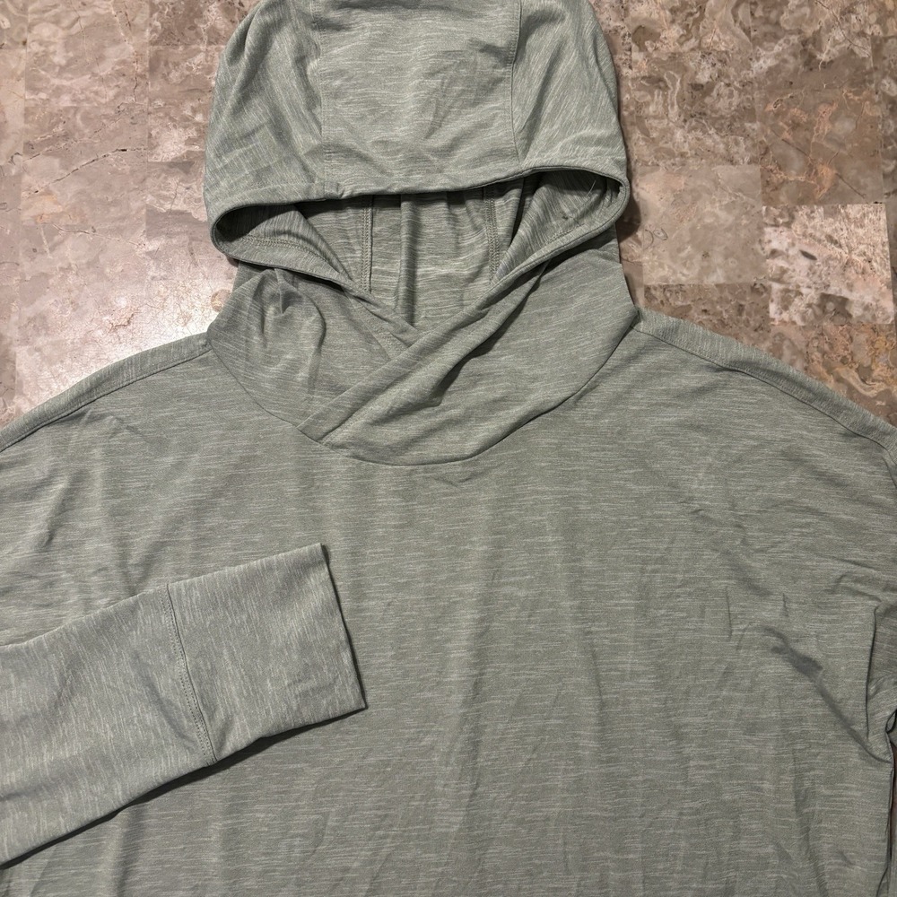 Rei Co Op Sahara Hoodie Womens Large Green UPF Fishing Lightweight Sun Shade